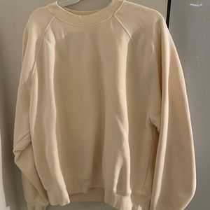 Fear of God Essentials Cream Crewneck Sz Large